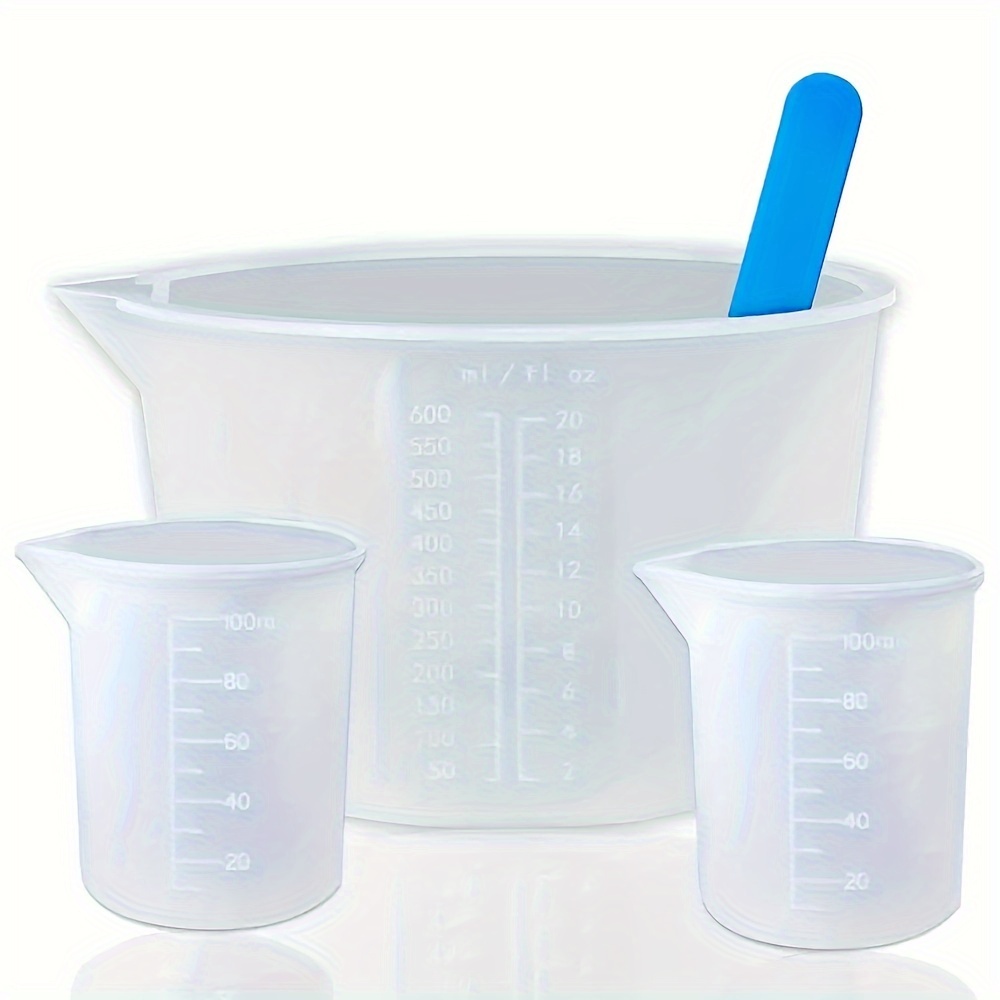 Resin Mixing Cup - Silicone Measuring Cups, Resin Supplies With