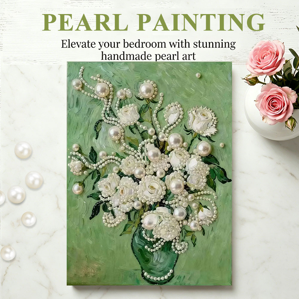 Resin Art Wallpaper - Huacan DIY Pearl Art Painting kits