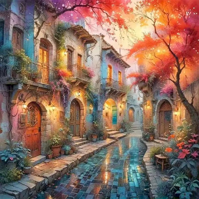 RUOPOTY 5d Diamond Painting Wa - Resin Art Wallpaper recension och pris