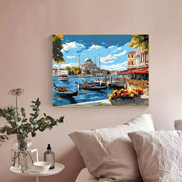 HUACAN 5d Diamond Painting Vin - Resin Art Wallpaper recension och pris