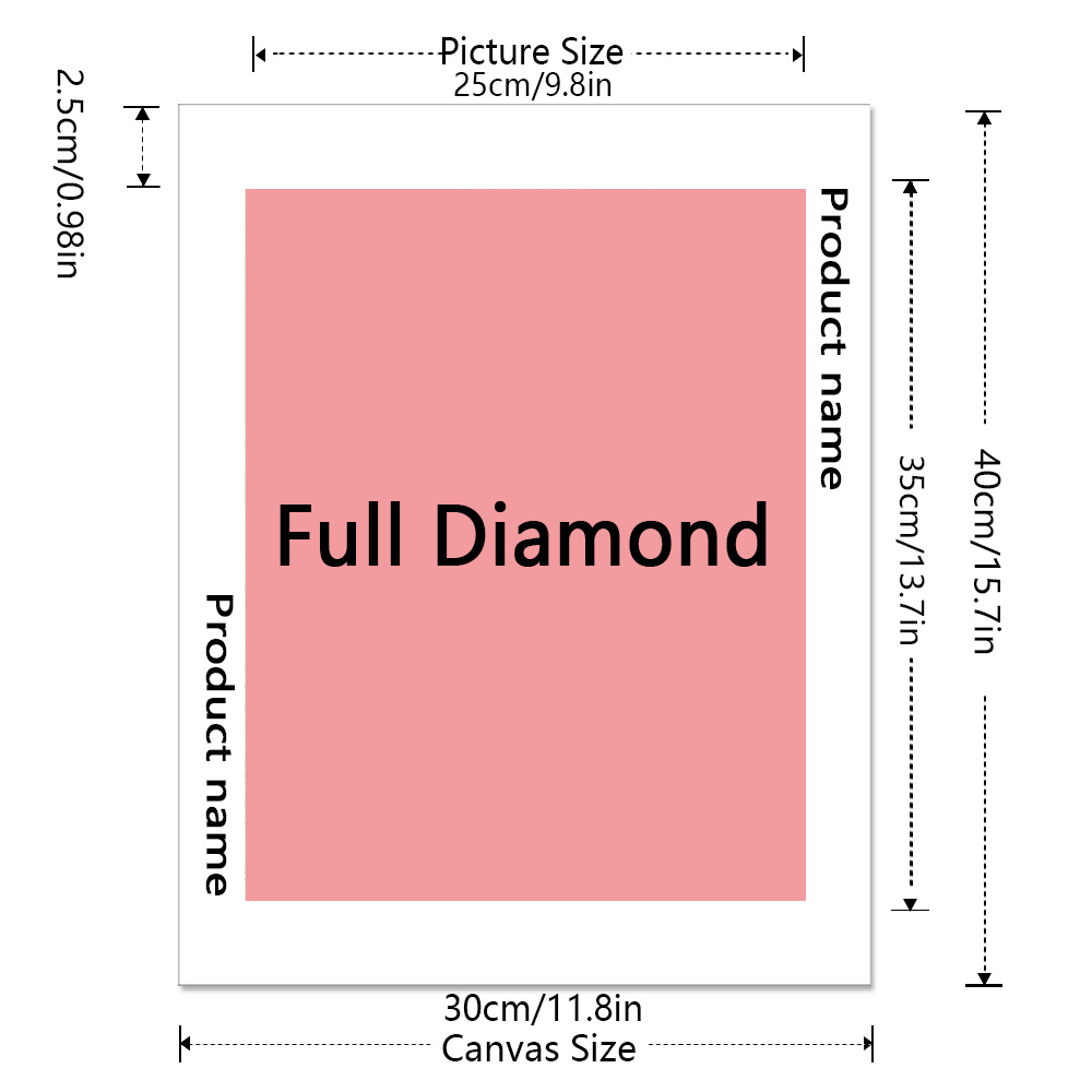 HUACAN 5d Diamond Painting Vin - Resin Art Wallpaper recension och pris