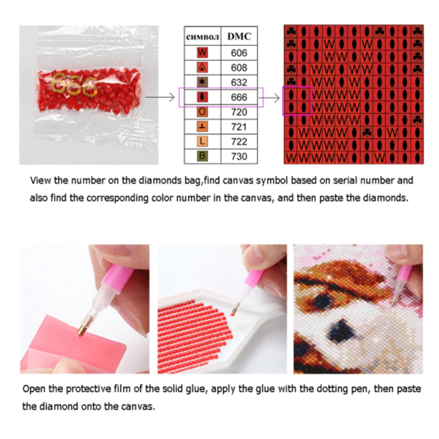 5D Diy Diamond Painting Fantas - Resin Art World recension och pris