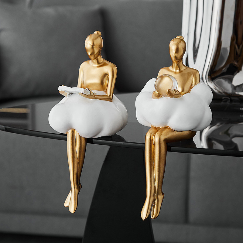 Ballet Girl Cloud Abstract Art - Resin Art Aesthetic recension och pris