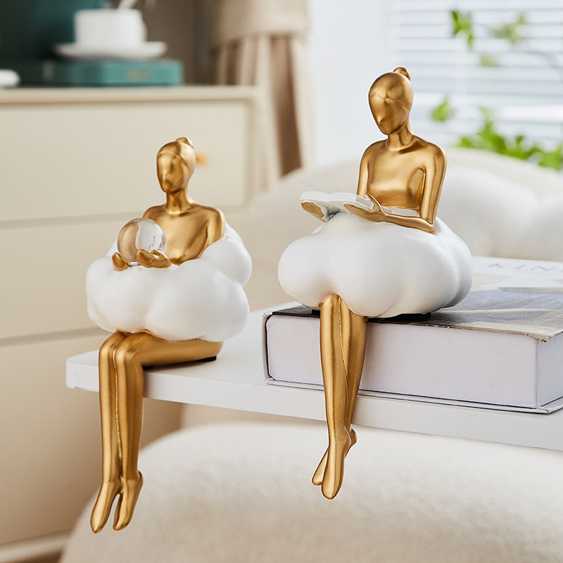 Ballet Girl Cloud Abstract Art - Resin Art Aesthetic recension och pris