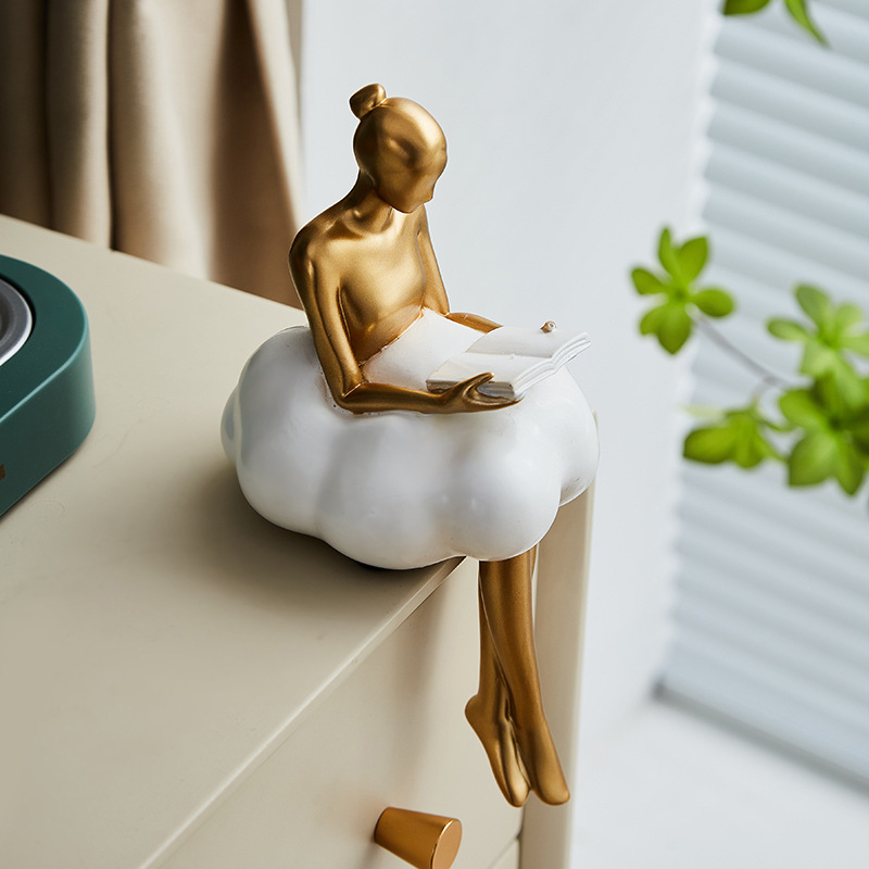 Ballet Girl Cloud Abstract Art - Resin Art Aesthetic recension och pris