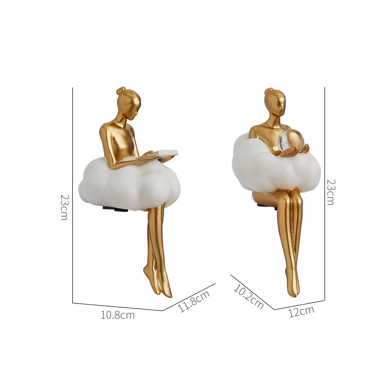 Ballet Girl Cloud Abstract Art - Resin Art Aesthetic recension och pris