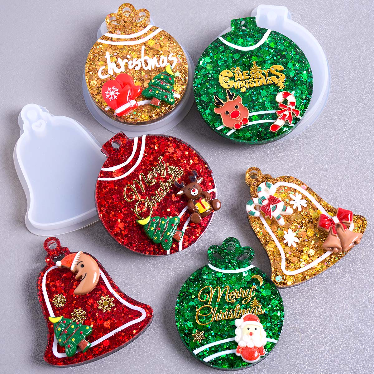 Xmas Tag Pendant Silicone Mold - Resin Art Tools recension och pris
