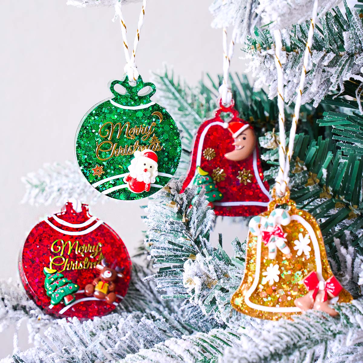 Xmas Tag Pendant Silicone Mold - Resin Art Tools recension och pris