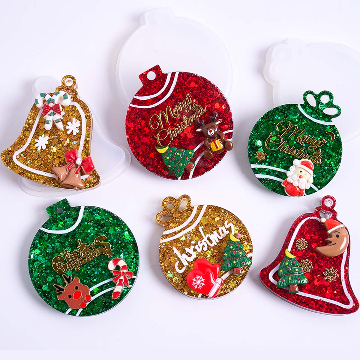 Xmas Tag Pendant Silicone Mold - Resin Art Tools recension och pris
