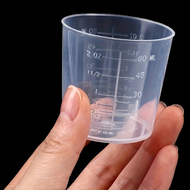 50Pcs Graduated Cup Clear Epox - Resin Mixing Cup recension och pris