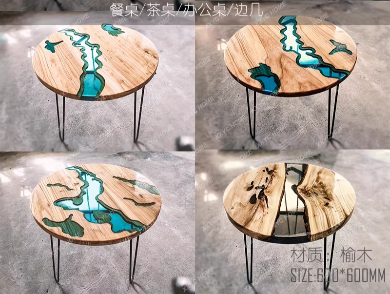 Creative art dining table epox - Resin Art With Wood recension och pris
