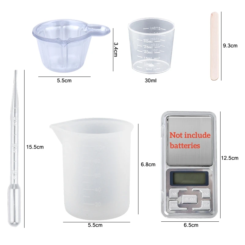 Epoxy Resin Kit Crystal Clear  - Resin Mixing Cup recension och pris