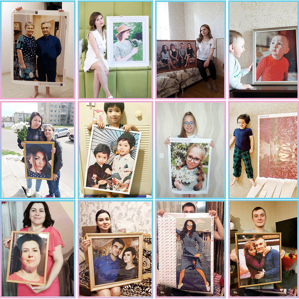 HUACAN Custom Photo Diamond Pa - Resin Art Wallpaper recension och pris