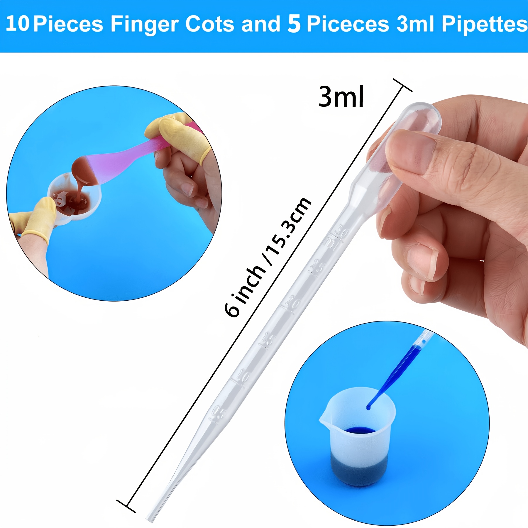 21pcs/Set Silicone Resin Casti - Resin Mixing Cup recension och pris