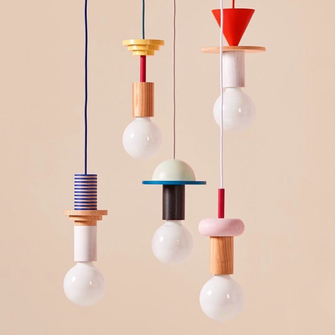 JUNIT Dia Pendant Lamp Modern  - Resin Art With Wood recension och pris