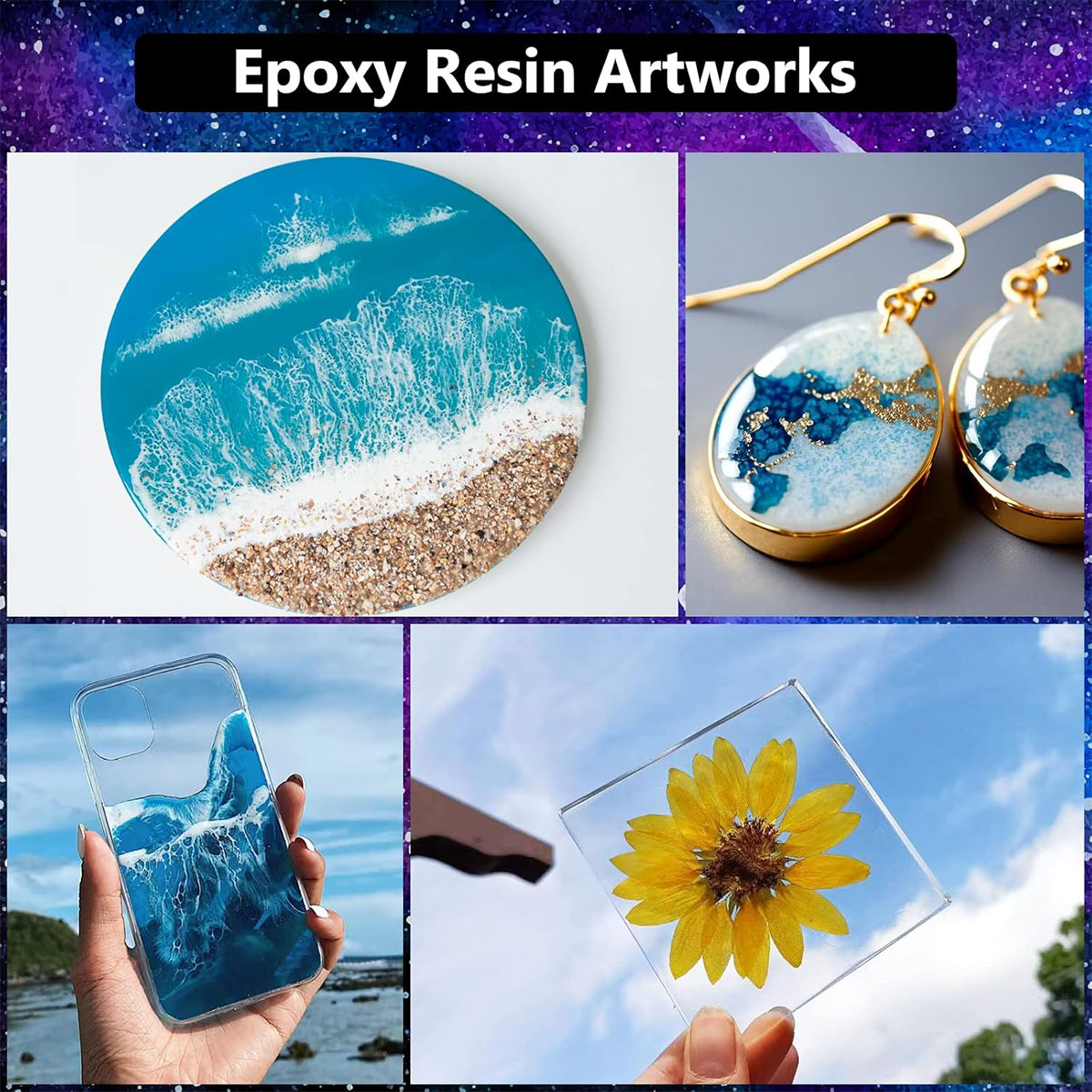 1000ml Crystal Clear Epoxy Res - Resin Art With Wood recension och pris